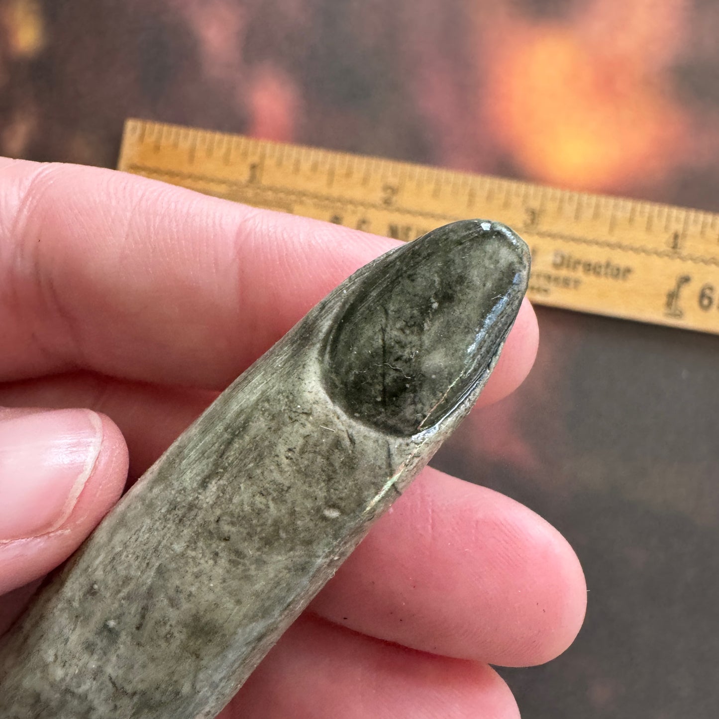 Handmade ceramic zombie finger hair clip