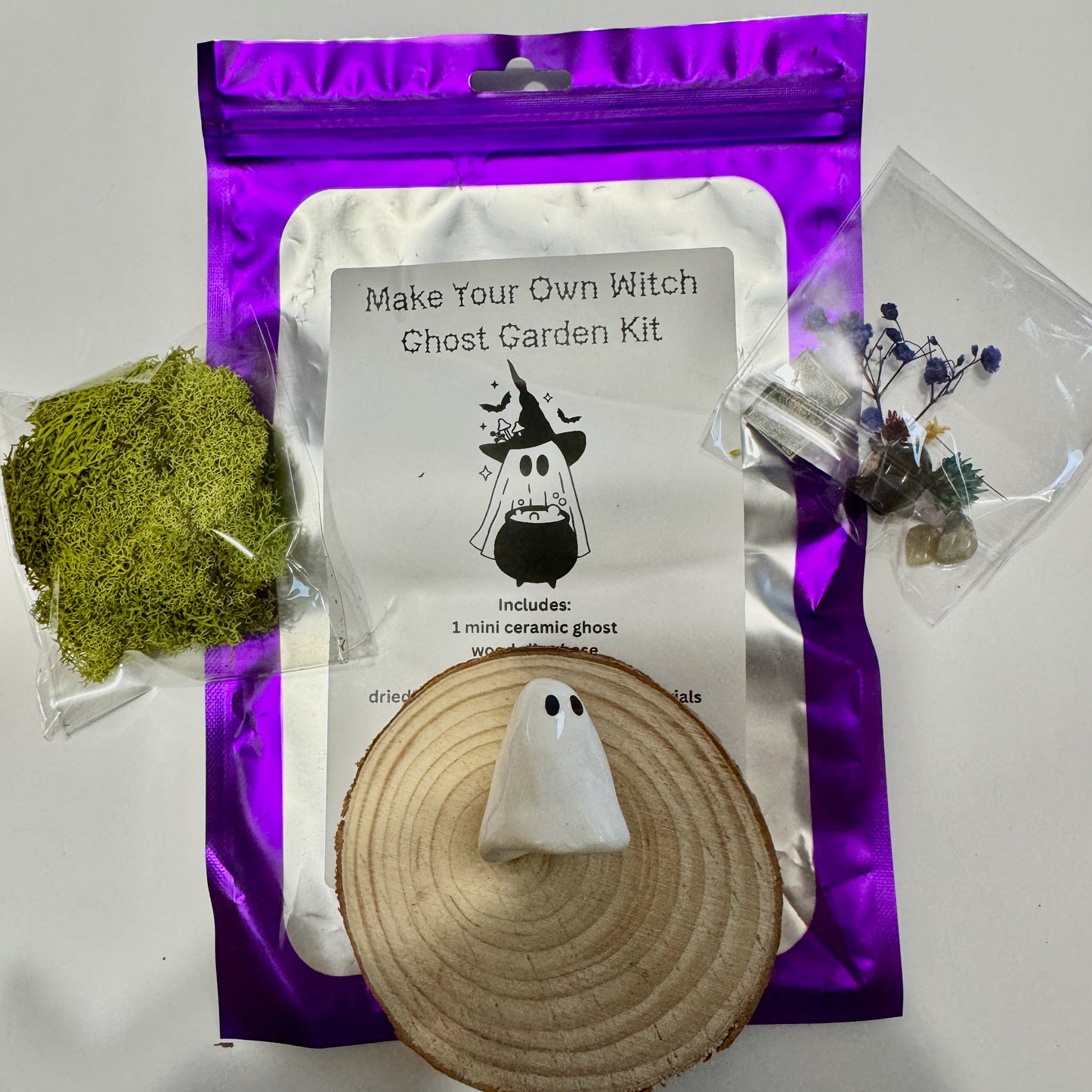 Make Your Own Witch Ghost Garden Kit