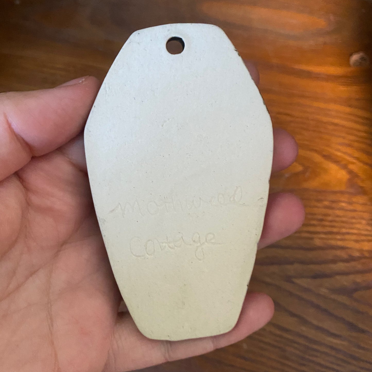 Ghost coffin ornament