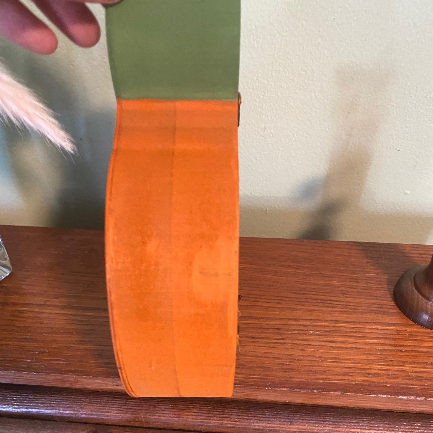 Pumpkin cemetery ghost shadow box