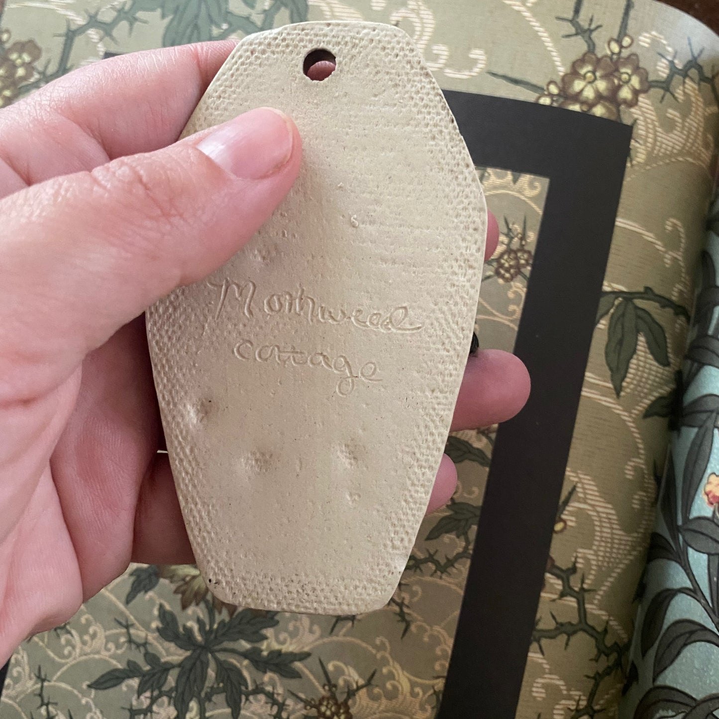 Ghost coffin shelf wall hanging