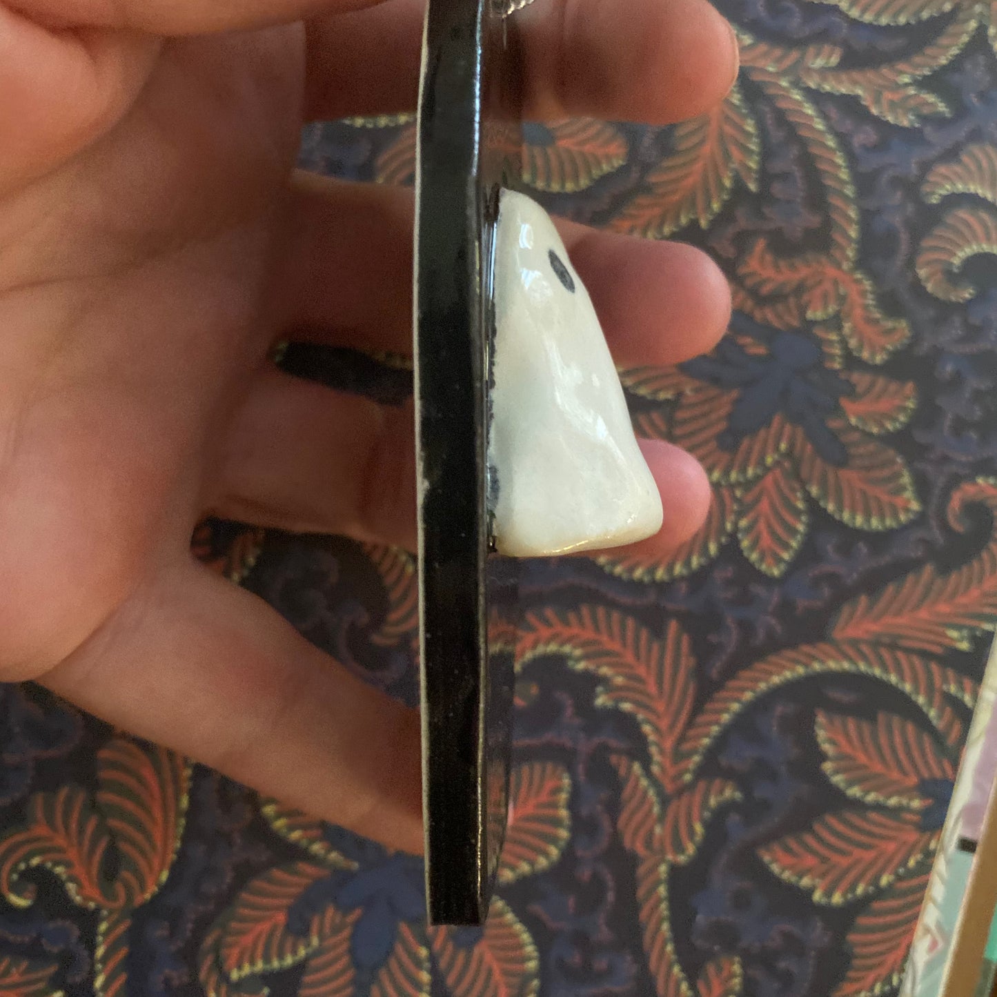 Ghost coffin ornament