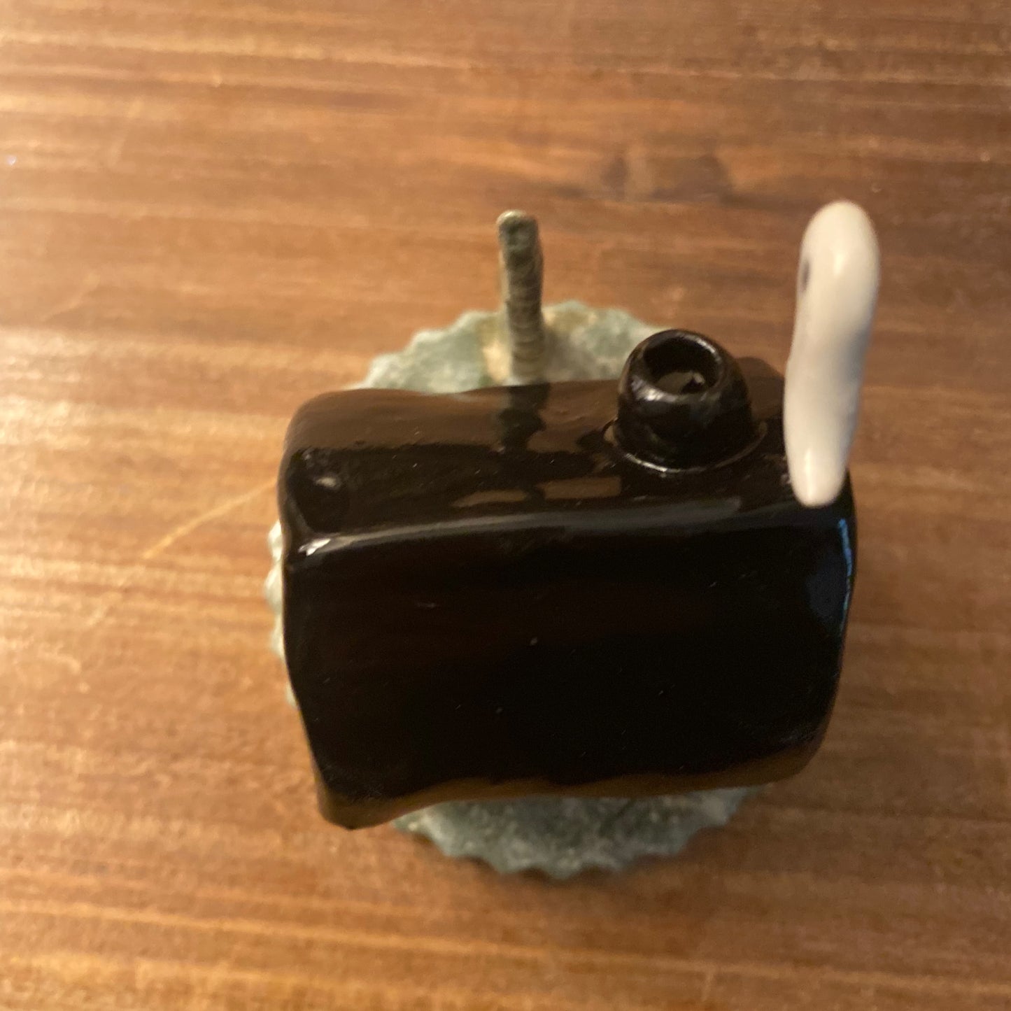 Haunted winter cabin incense burner