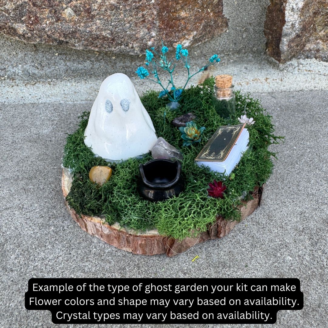 Make Your Own Witch Ghost Garden Kit