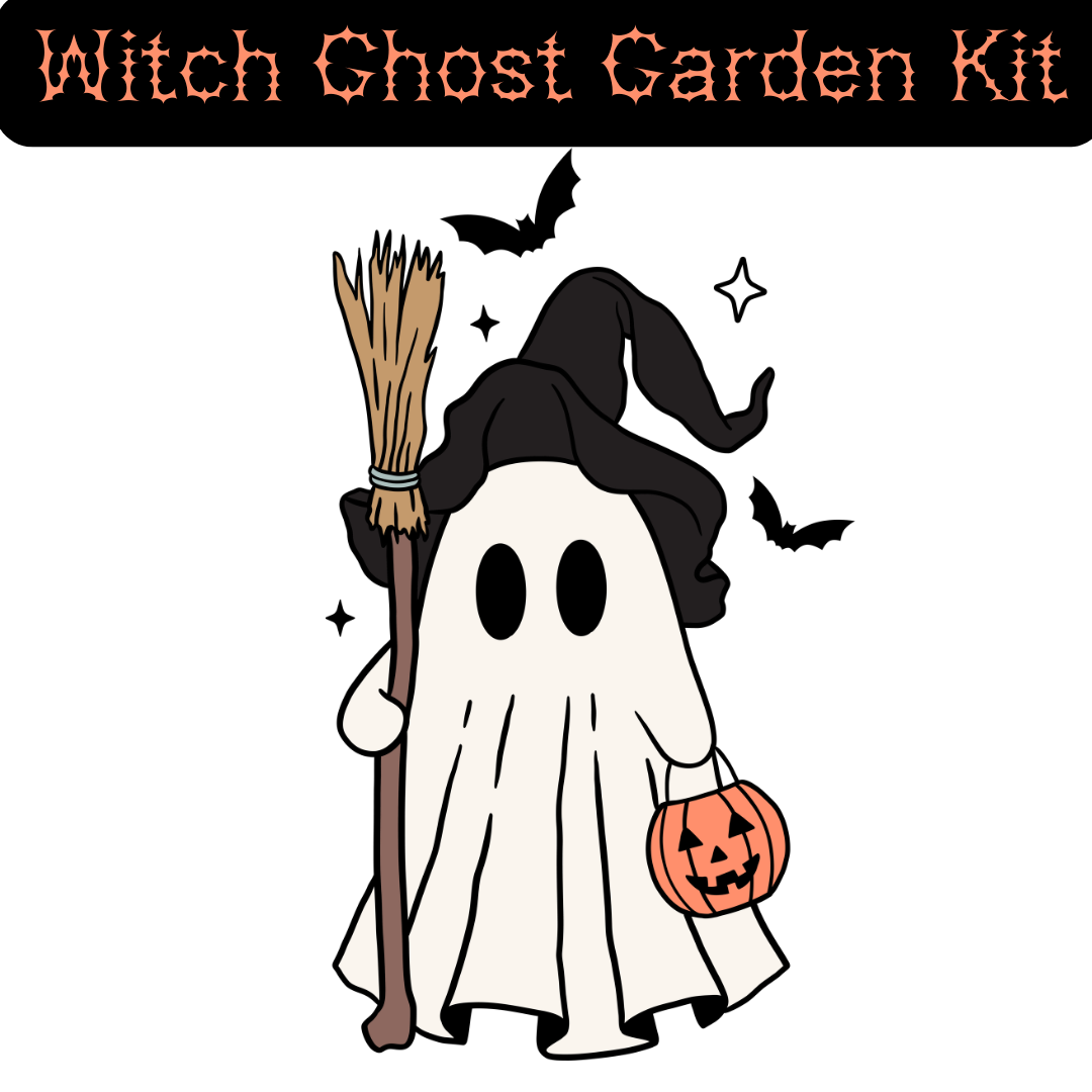 Make Your Own Witch Ghost Garden Kit