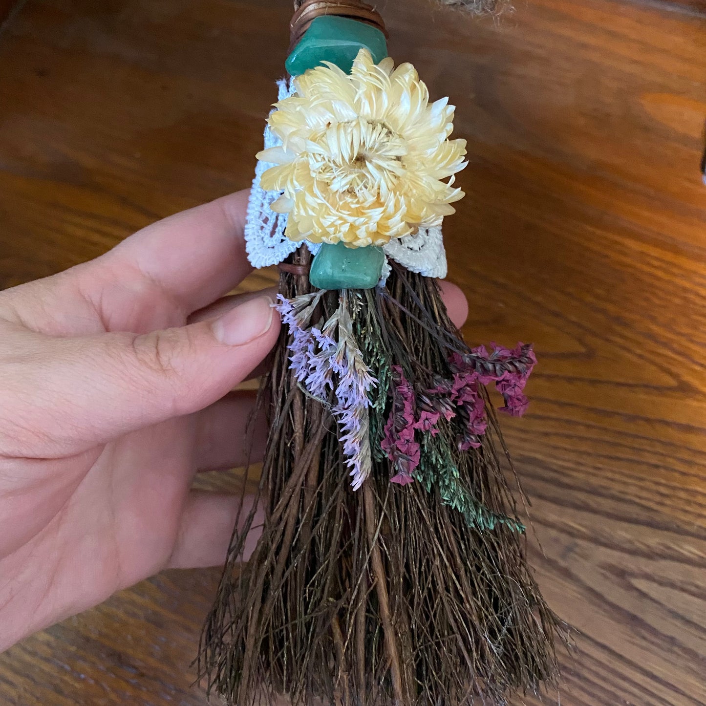 Scented spring blessing broom besom- Ostara