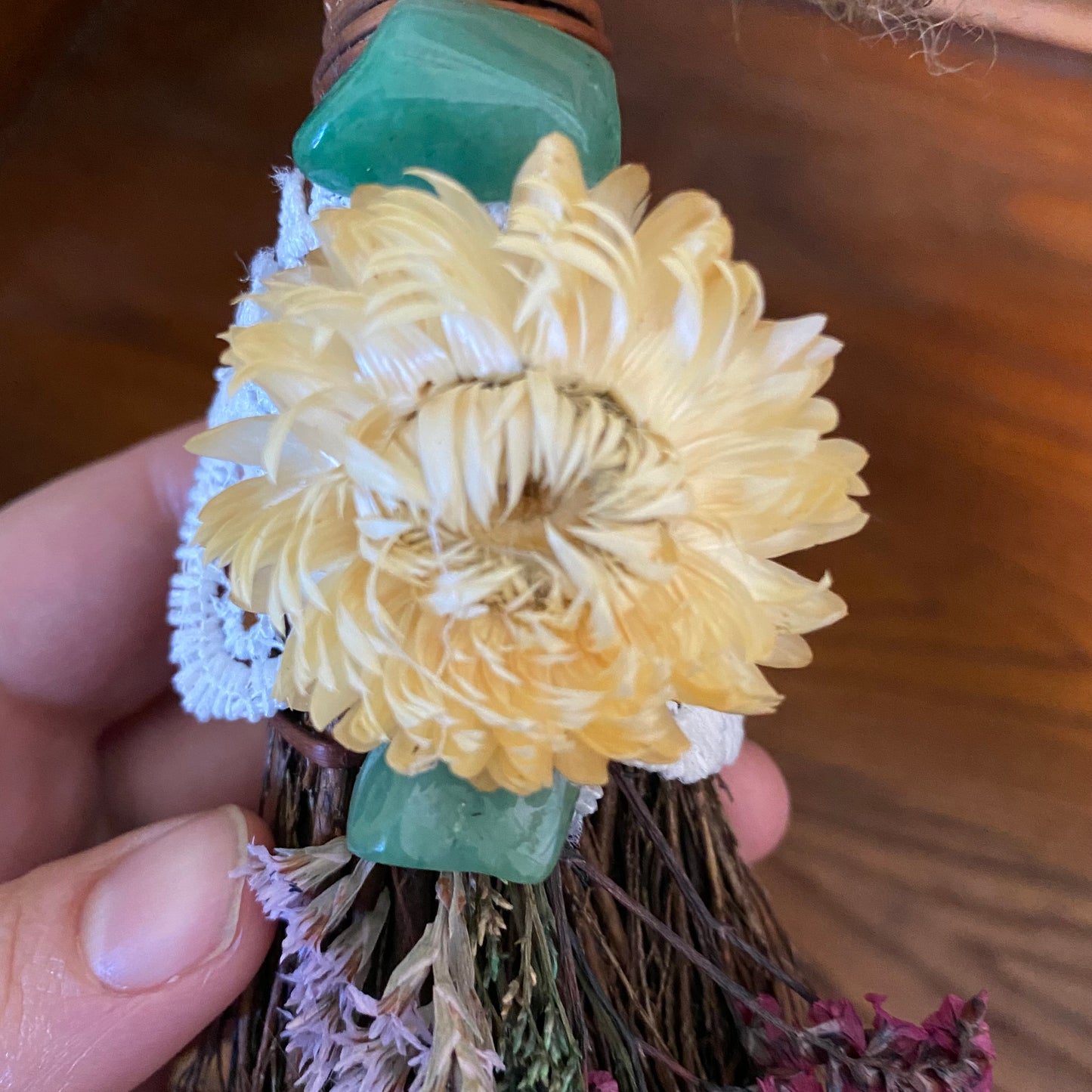 Scented spring blessing broom besom- Ostara