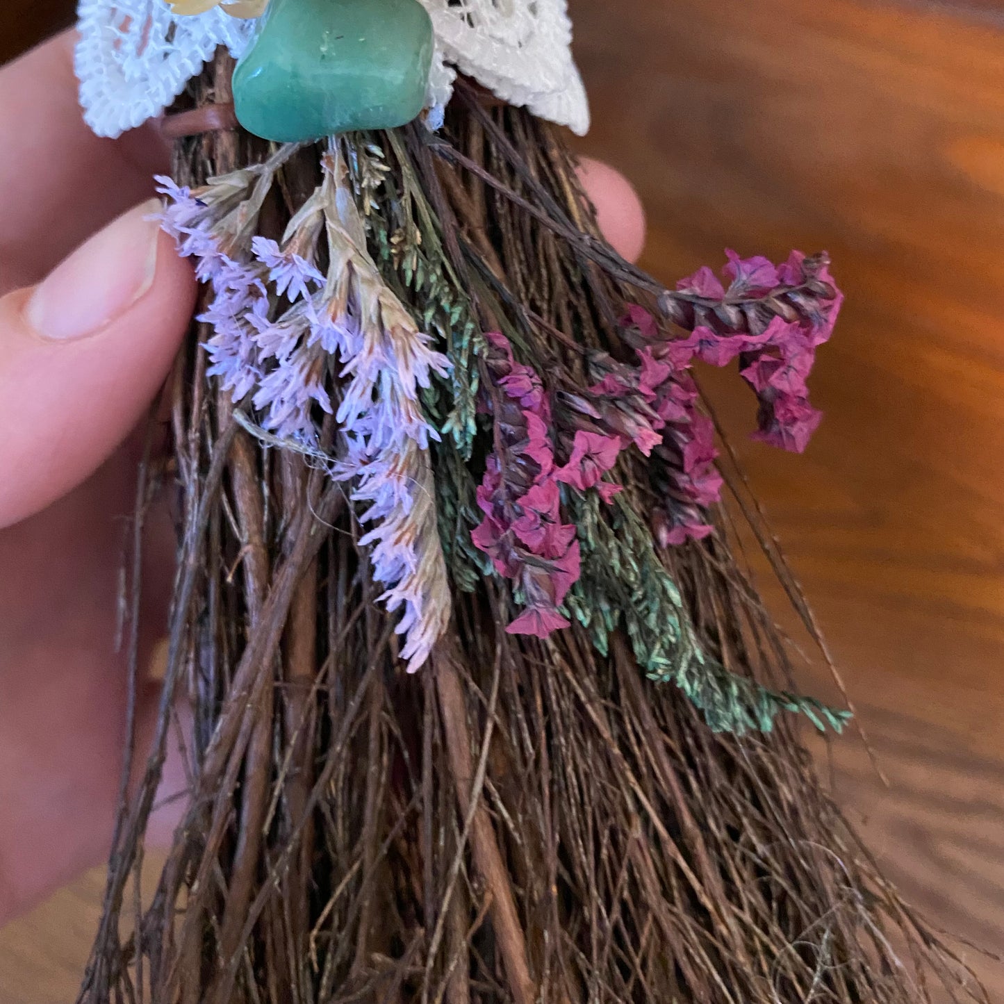 Scented spring blessing broom besom- Ostara