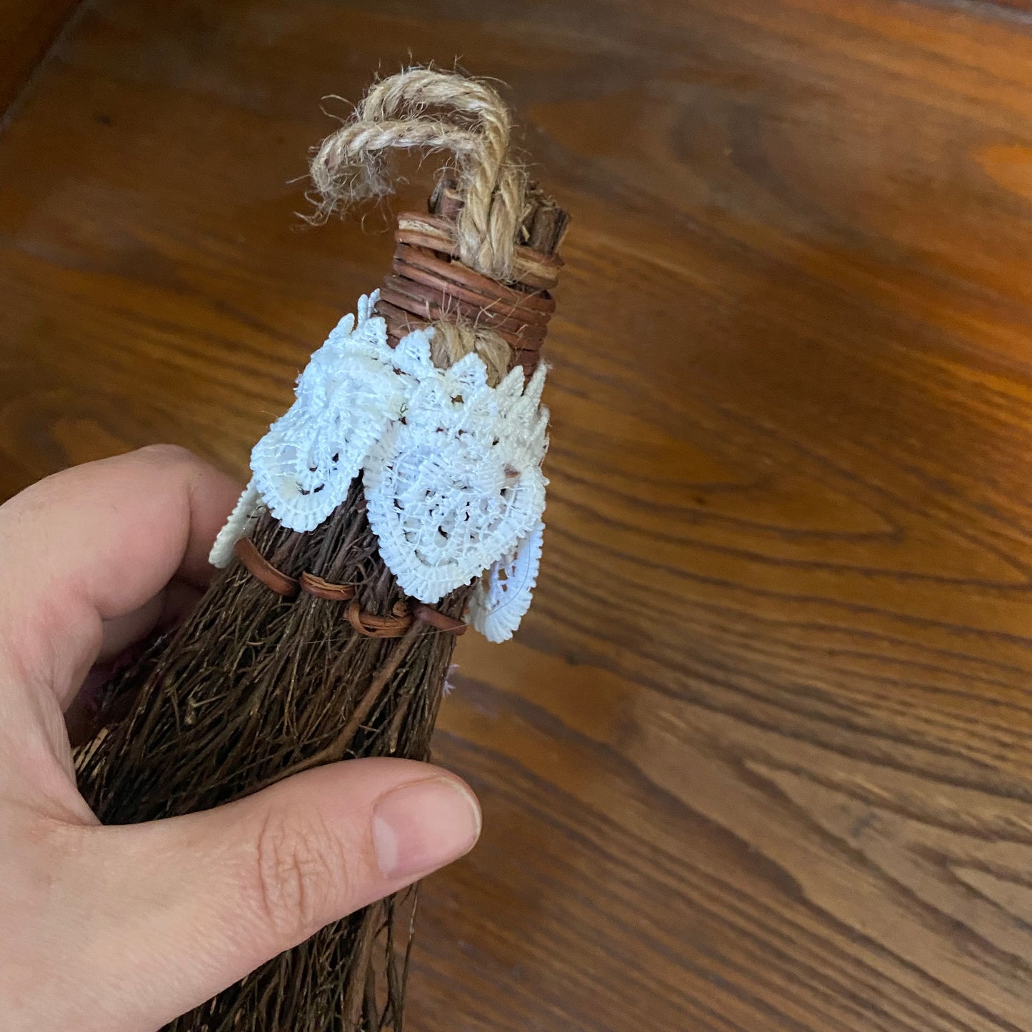 Scented spring blessing broom besom- Ostara