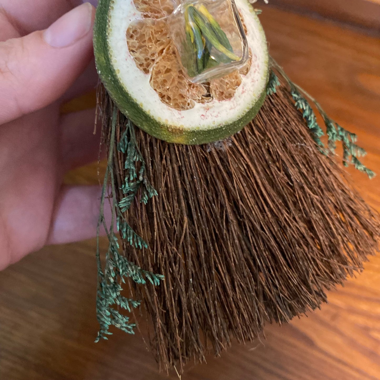 Scented spring blessing broom besom- prosperity and cleansing