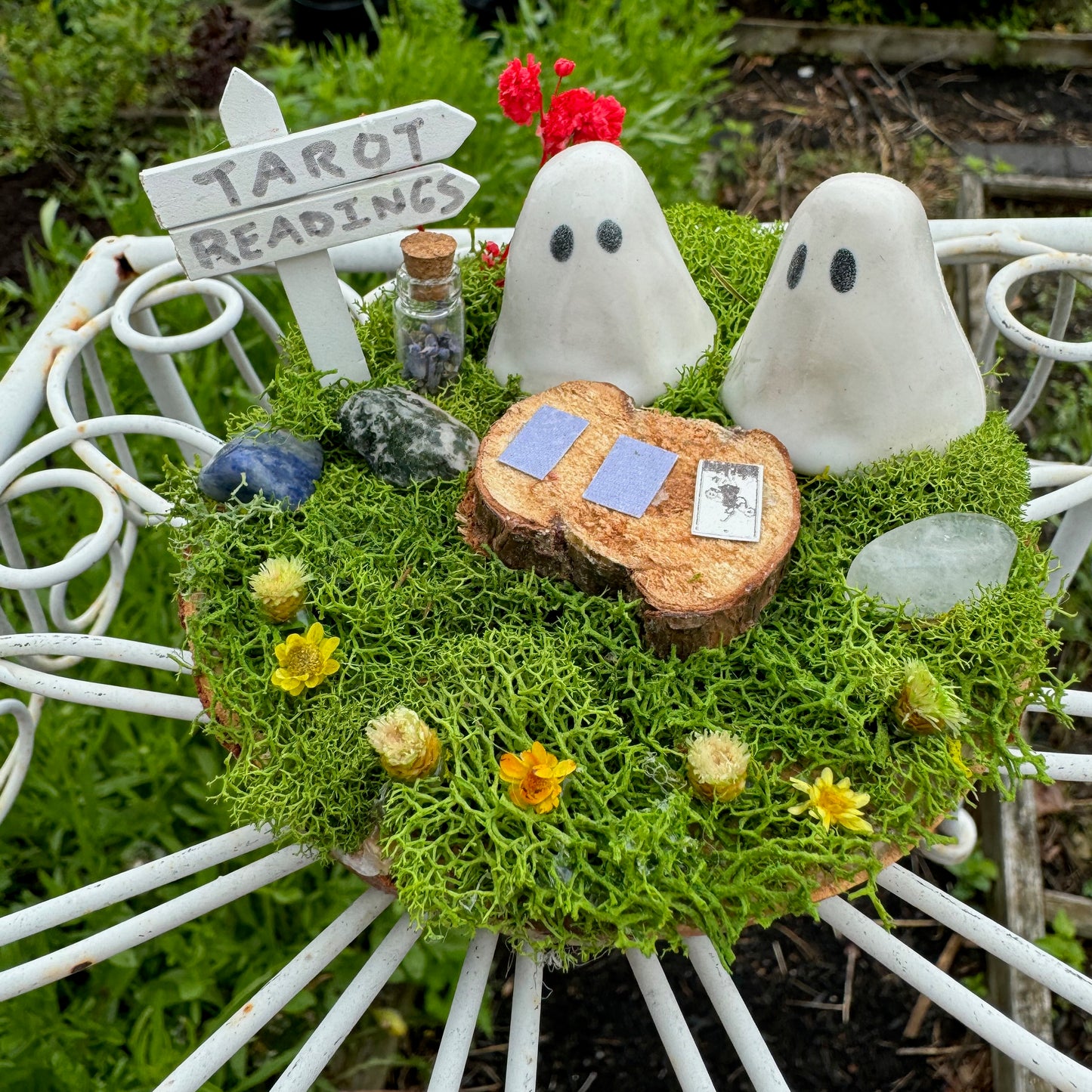 Tarot Reader Ghost Garden