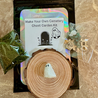 Make Your Own Cemetery Ghost Garden Kit