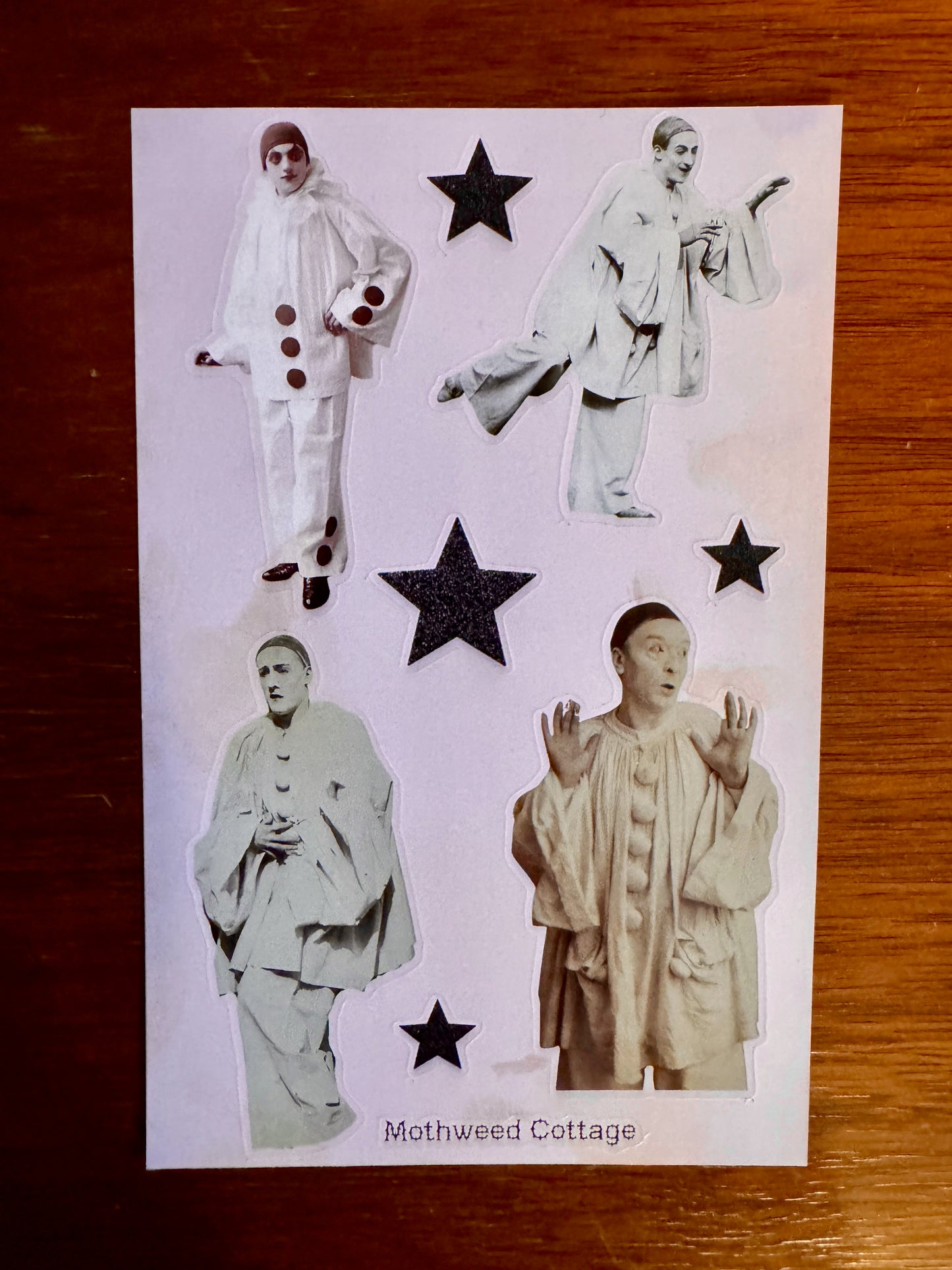 Pierrot sticker sheet