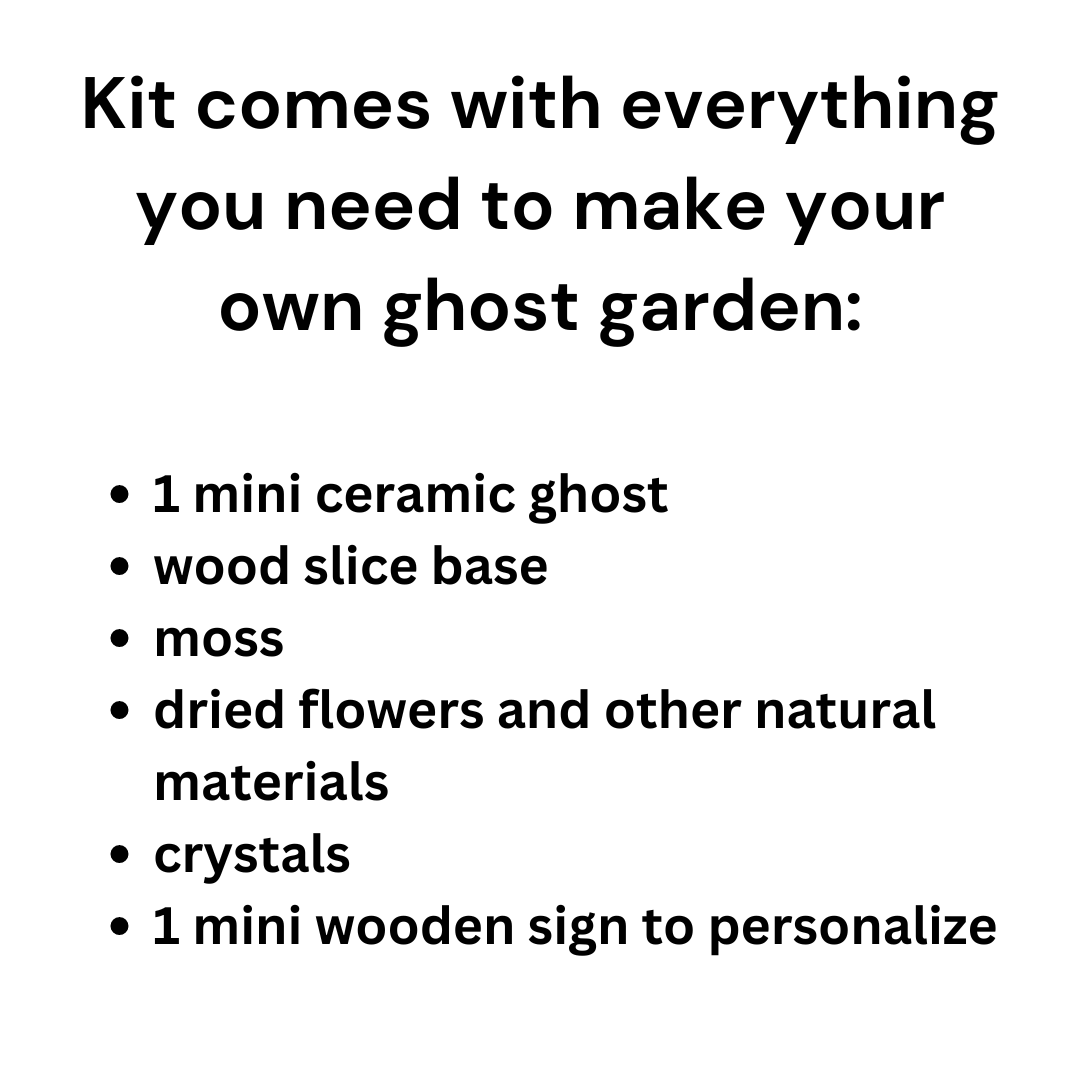 Make Your Own Ghost Garden Kit