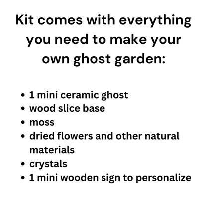 Make Your Own Ghost Garden Kit