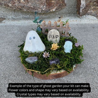 Make Your Own Cemetery Ghost Garden Kit