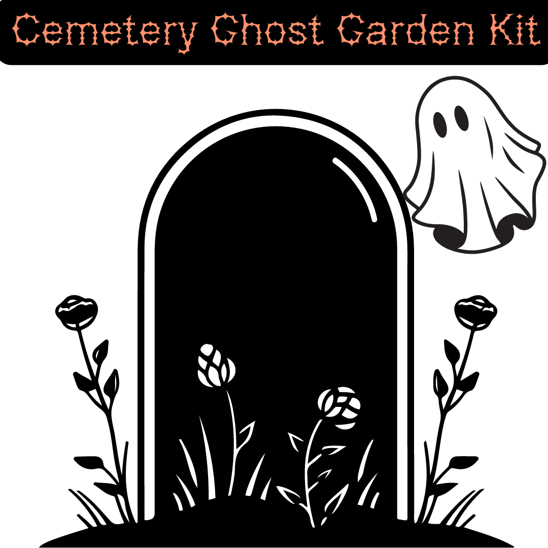 Make Your Own Cemetery Ghost Garden Kit