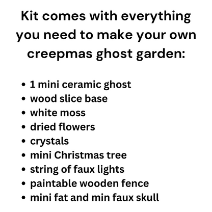 Make Your Own Creepmas Ghost Garden Kit