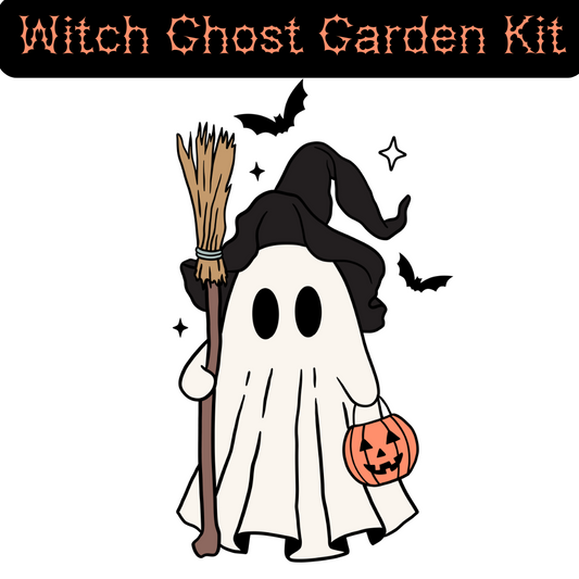 Make Your Own Witch Ghost Garden Kit