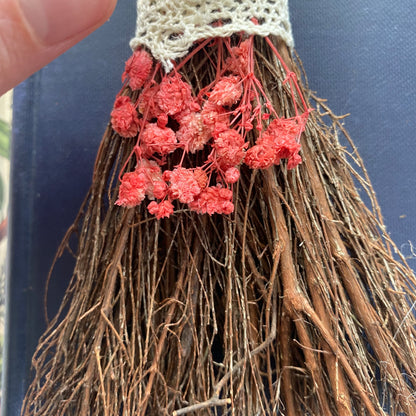 Mini scented blessing broom besom - love magic